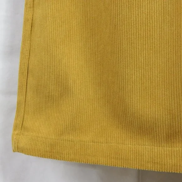 Vintage 70's Corduroy Bell Bottoms - Wide Leg Cords - Retro Mustard Yellow - NEW - Picture 6 of 12